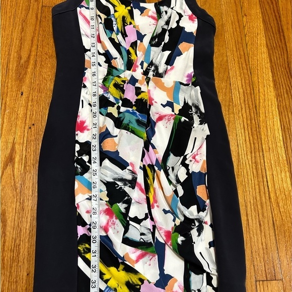 Rebeccaminkoff Colorful Above Knee Silk  Dress Size 4 Small - Picture 5 of 7